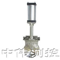 氣動(dòng)對夾式刀型閘閥